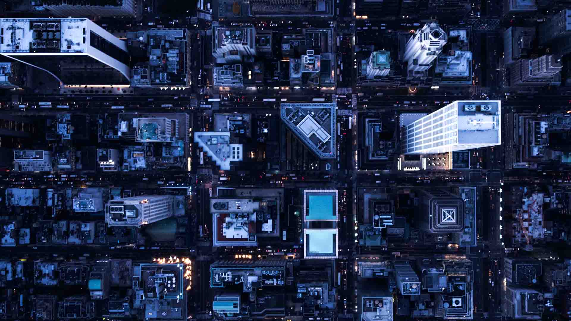 Aerial photograph of city, representing complexity of maintaining identity security